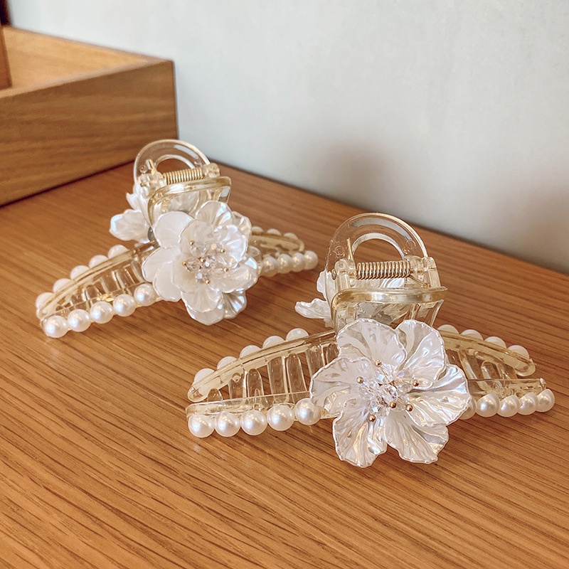 Kẹp tóc hàn quốc hoa ngọc sang trọng , KT08