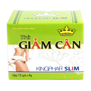 TRÀ GIẢM CÂN SLIM Kingphar hộp 15 gói) - Giảm cân ,hỗ trợ kiểm soát cân nặng