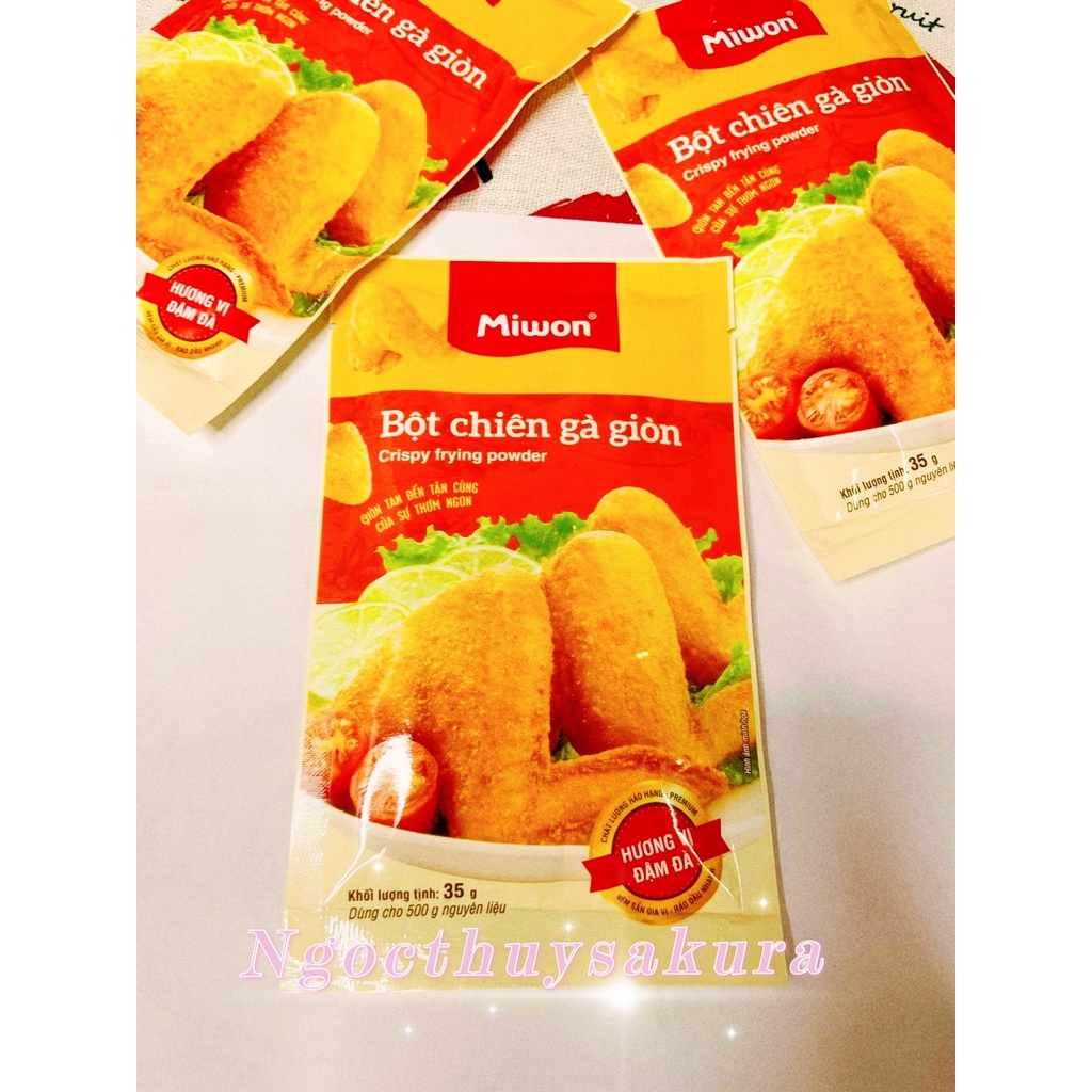 BỘT CHIÊN GÀ GIÒN MIWON GÓI 35G