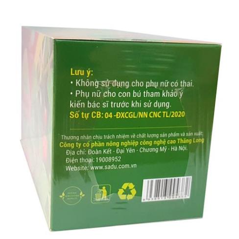 Trà túi lọc Dây Đau Xương Cà Gai Leo Sadu giúp giải độc gan, giảm đau xương khớp (50 túi lọc)