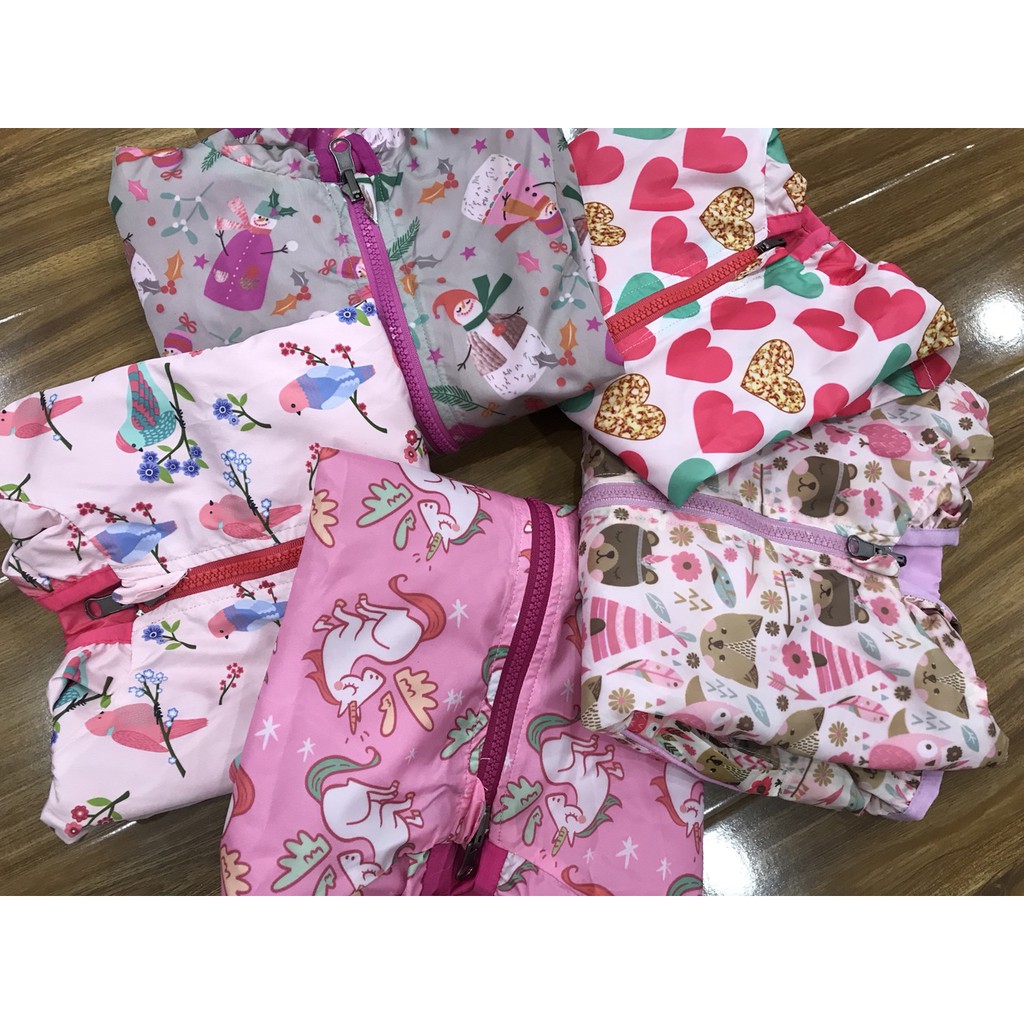 ÁO GIÓ BÉ GÁI SIZE 1 -8 TUỔI - MẪU LẤY NGẪU NHIÊN