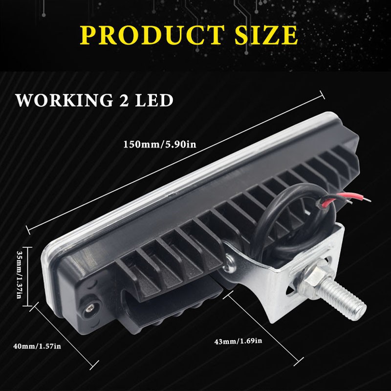 Đèn LED Sương Mù Kevanly 48w 12-30v Cho Xe Hơi Tiện Dụng