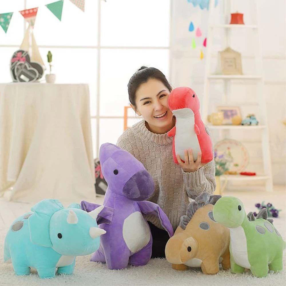 Gối Nhồi Bông Dài Hình Khủng Long Hoạt Hình Trang Trí Nhà Cửa