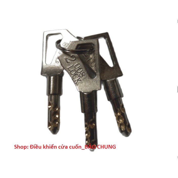 Bộ ổ khóa cửa cuốn lắp cho cửa cuốn cơ kéo tay,cửa tấm liền.
