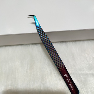 Nhíp Volume D'Palash cao cấp, Mũi nhám ( chuyên dùng để tạo fan, nối mi volume, tách mi )