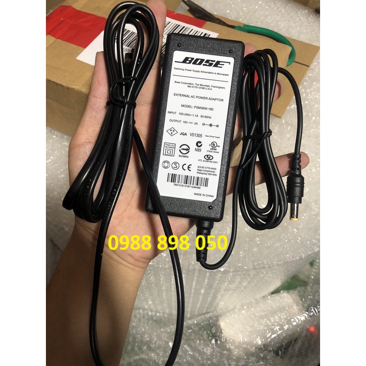 Sạc bose 18v 2a hàng cao cấp