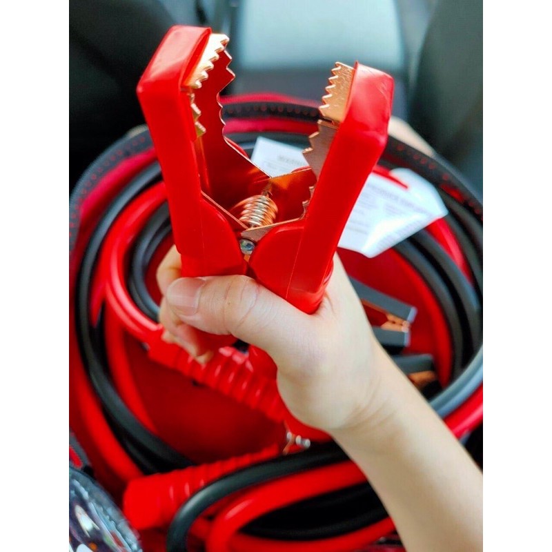 Dây câu bình Acquy ô tô cao cấp, khởi động acquy xe hơi 2000A*4 mét