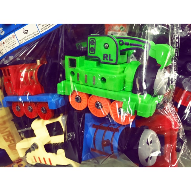 Bộ 4 xe tàu lửa tháo ráp