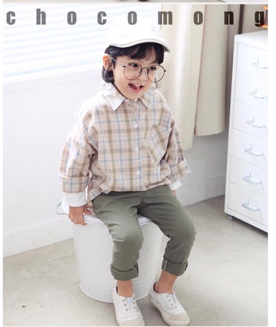 Quần kaki bé trai, bé gái xuất Hàn