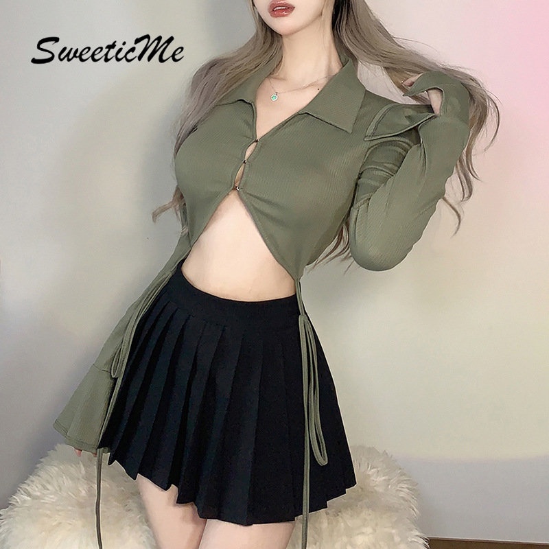 Áo Cardigan Tay Dài Màu Trơn Dáng Ôm Thời Trang   Gợi Cảm Cho Nữ
