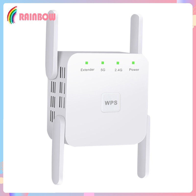 Thiết Bị Khuếch Đại Tín Hiệu Wifi Không Dây 1200mbps 2.4g 5g 4 Ăng Ten Phích Cắm Us | BigBuy360 - bigbuy360.vn