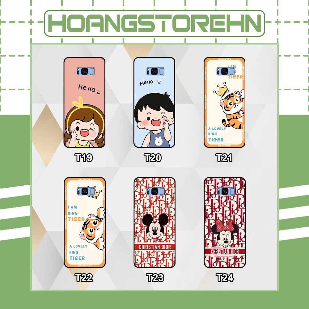 Ốp lưng Samsung S8 / S8 Plus / S8+ in hình mickey, hổ, kingtiger siêu rẻ T19 - T24