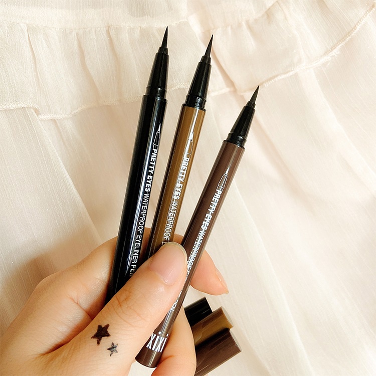 Bút kẻ mắt nước Xixi đầu kẻ mảnh lâu trôi