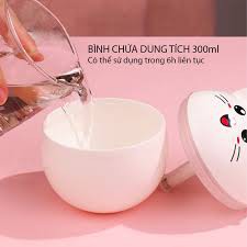 Máy Phun Sương Mini Tạo Ẩm PS02 Hình Mèo Cực Cute 2 Nấc - Dung Tích 300ml