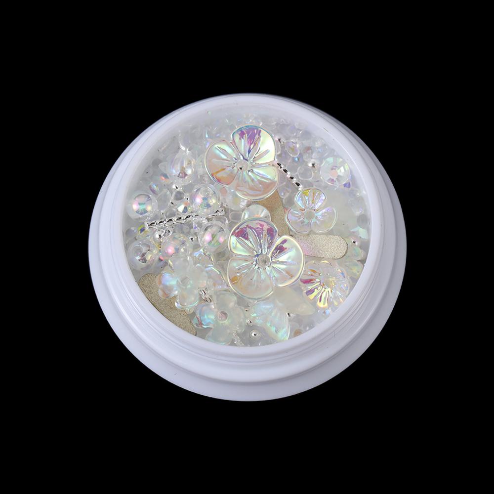 Dụng Cụ Làm Móng Nghệ Thuật|Đinh Tán Kim Loại Nhiều Màu Sắc Hình Bướm Holographic