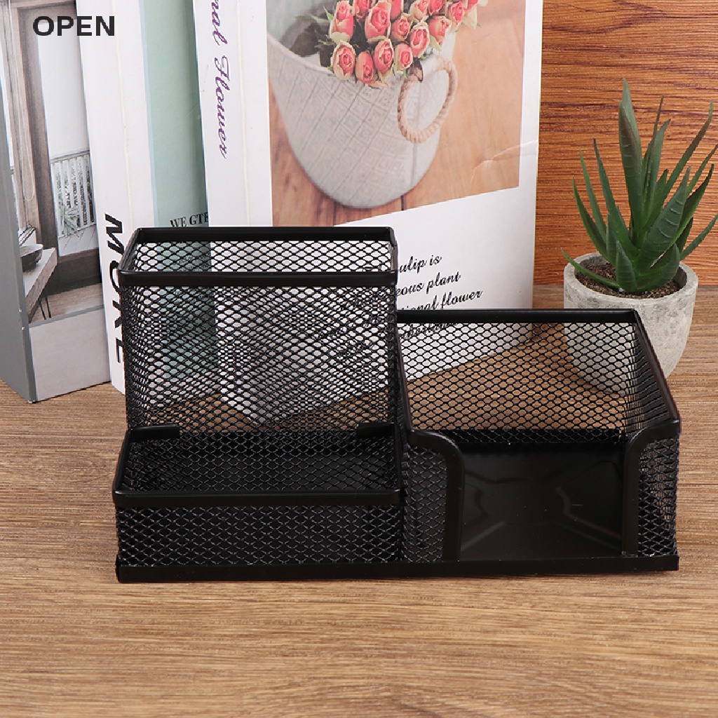 Op Giá Đỡ Bút Bằng Kim Loại Để Bàn Tiện Dụng Và Bền