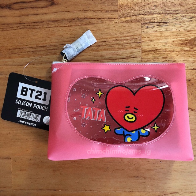Silicon Pouch TATA BT21 Nhật