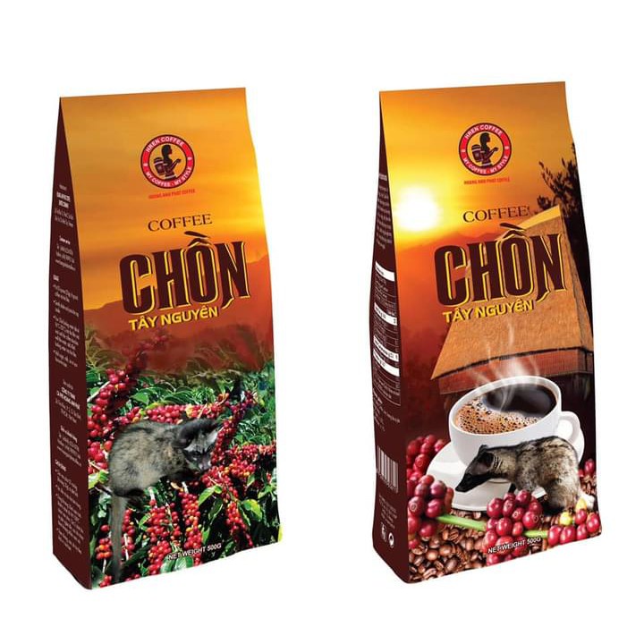 Cà Phê Chồn Tây Nguyên Thơm Ngon - gói 500g, mua 2 tặng thêm quà, mua nhiều giảm giá