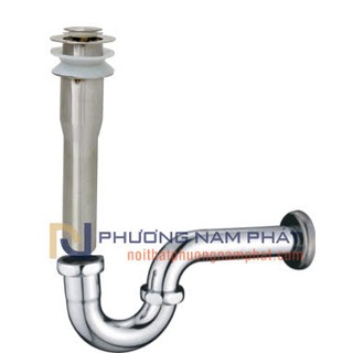 Ống xả bồn rửa mặt lavabo x 03fa bằng inox xả nhấn