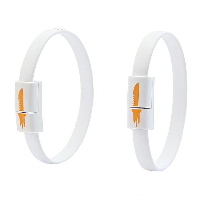 Free Fire Speed Data Cable Charging Bracelet type C Official White