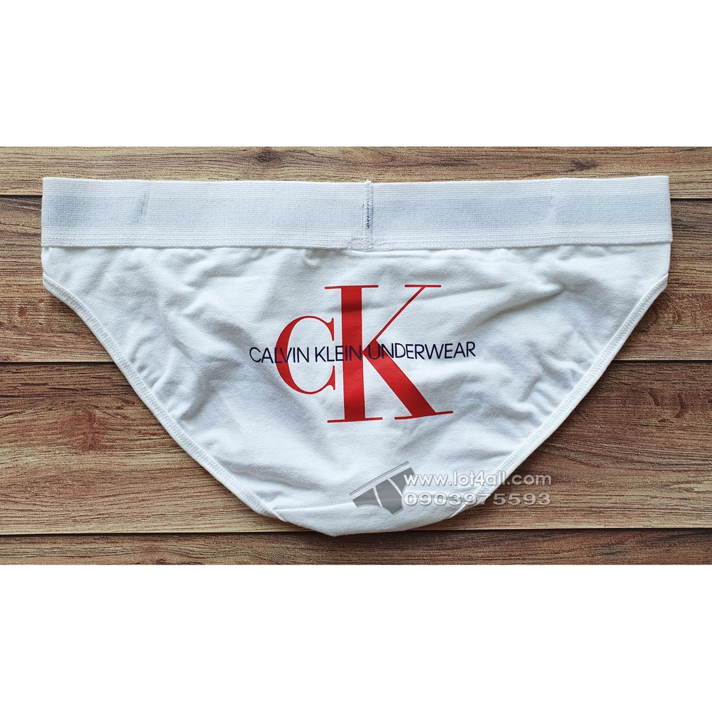 [AUT.] Quần lót nữ Calvin Klein QF4994 Monogram Bikini White