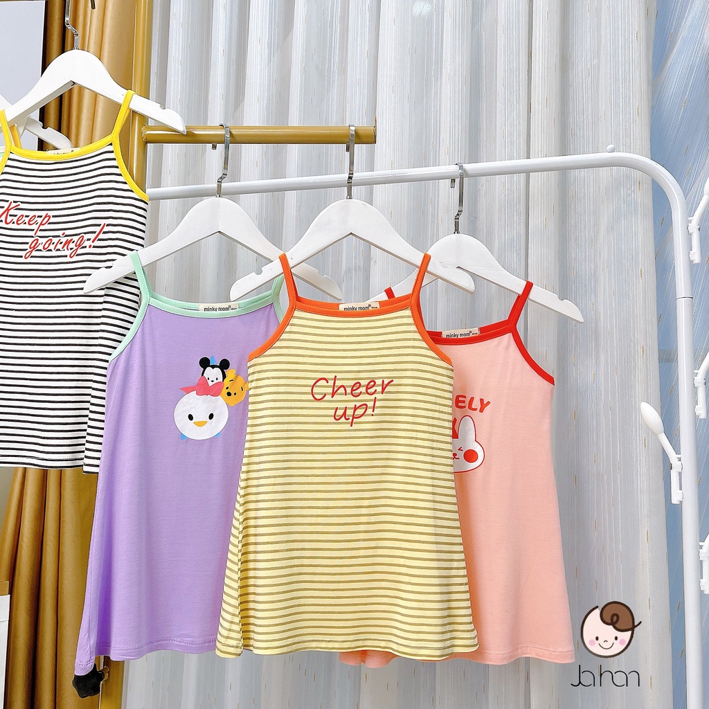 Váy body Cheer up Minky mom cho bé gái chất liệu thun lạnh cao cấp ATKID Việt Nam