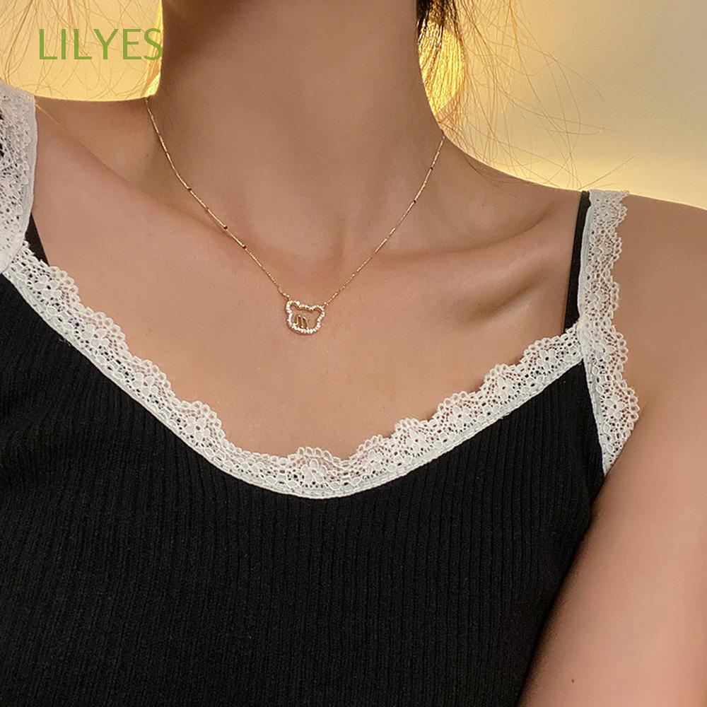 Vòng cổ Mặt Hình Gấu Thời Trang Cho Nữ