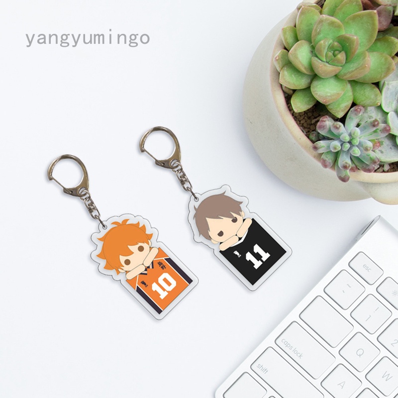 Móc khóa hình nhân vật anime Haikyu dễ thương