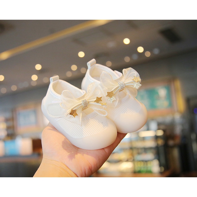 Giày búp bê bé gái giày bún cho bé êm chân ngôi sao nhỏ xinh xắn búp bê