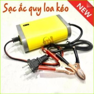 Bộ sạc bình ắc quy tự động ngắt 12V 2Ah-20Ah sạc acquy xe máy, xe ô tô, có đèn led báo đầy