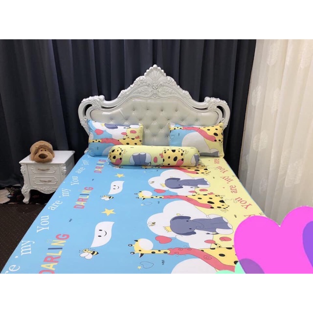 Combo ga chống thấm cotton cao cấp cho bé