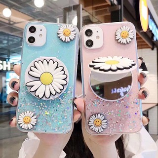 Ốp gương hoa cúc của dòng máy ip6/6s - ip7/8 -ip6/6splus - ip7/8plus