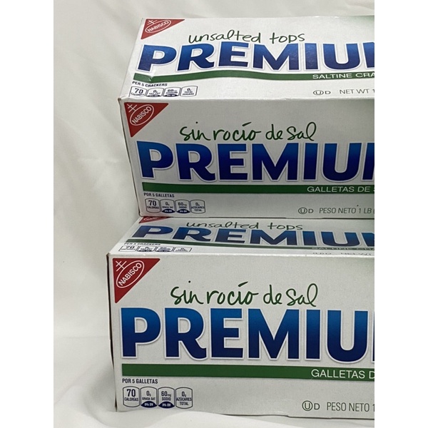 Bánh quy ăn kiêng Unsalted Tops Premium Saltine Crackers