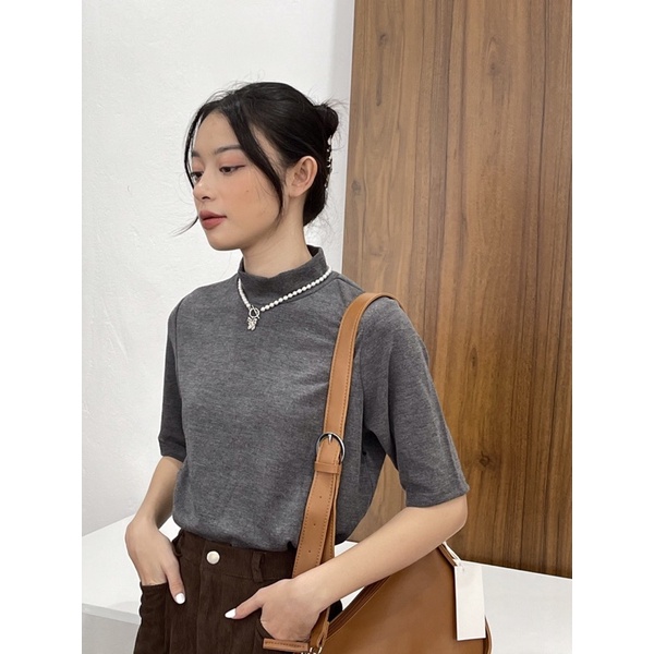 KUCHIMACHIC- Áo thun tăm tay lỡ MÃ SPA2157