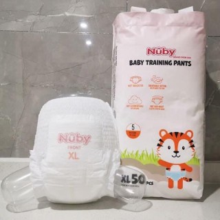 Bỉm quần Nuby cao cấp siêu thấm chống hăm cho bé 50 miếng M/L/XL/XXL/XXXL
