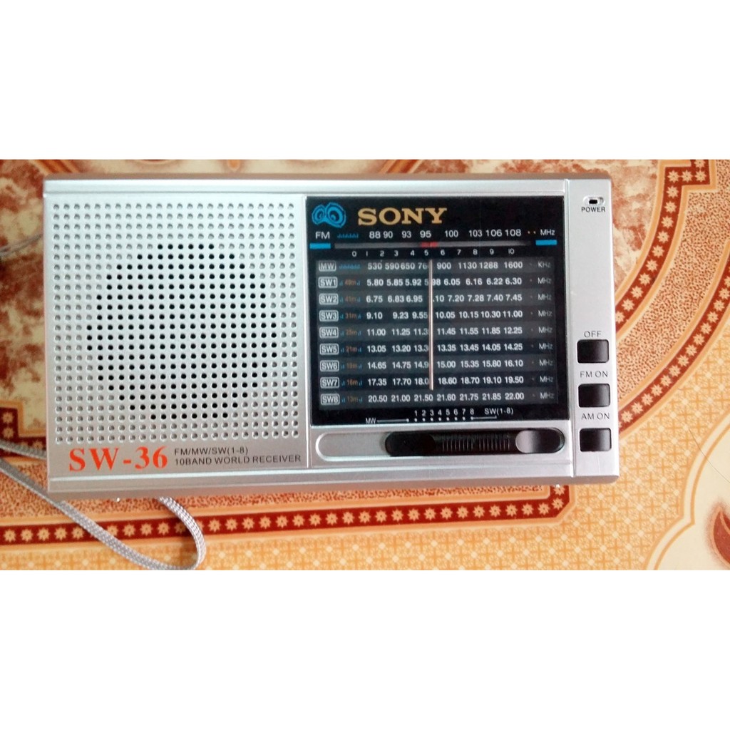 RADIO SONY SW-36 NHỎ GỌN BỎ TÚI(xài pin)