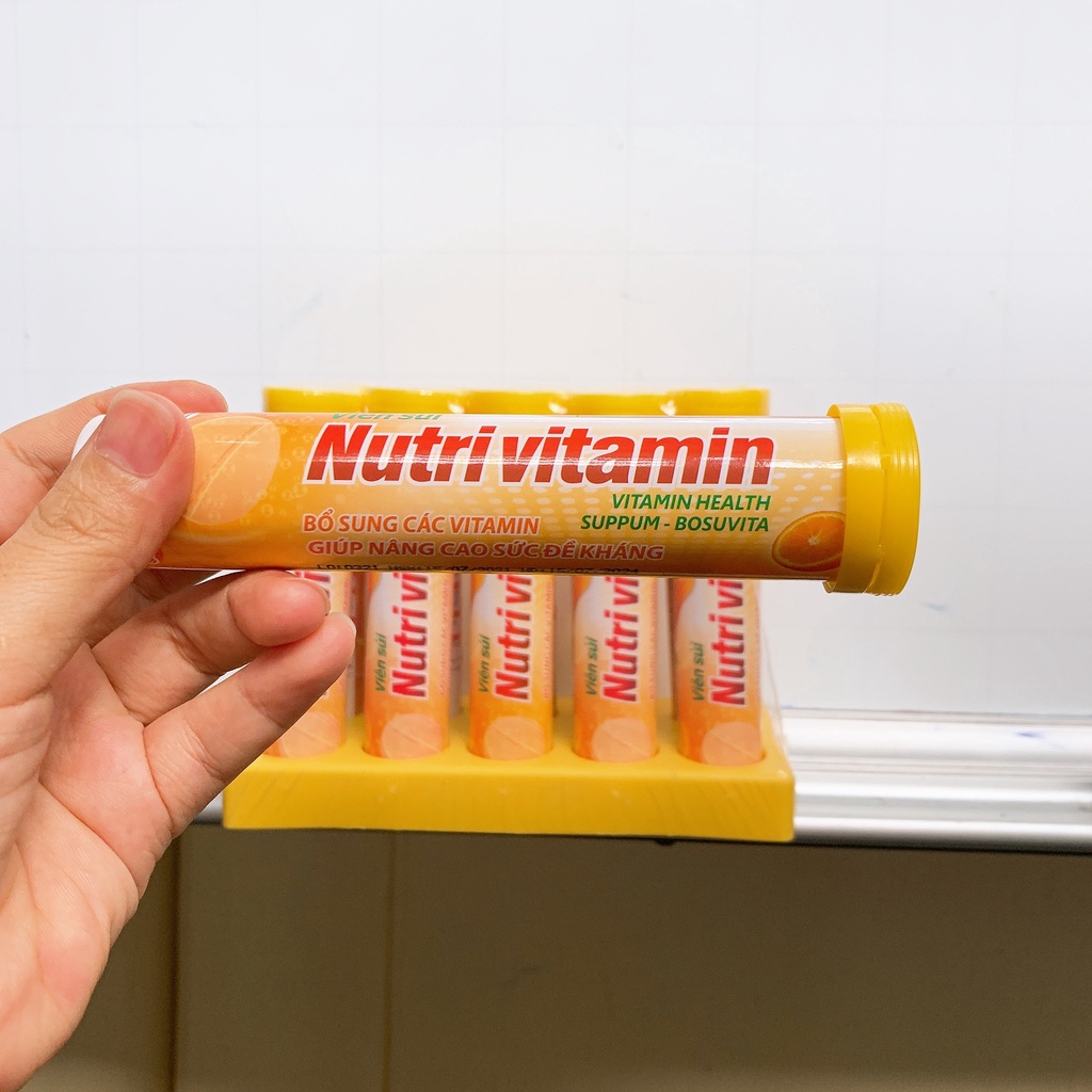 Viên sủi NUTRI VITAMIN - Bổ sung các vitamin, giúp nâng cao sức đề kháng