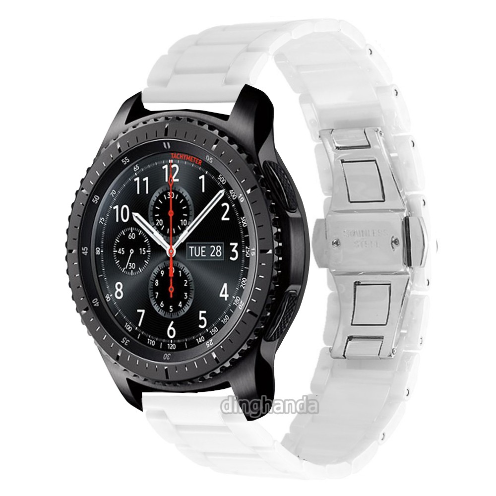 Dây gốm sứ cao cấp cho đồng hồ Samsung Gear S3 Classic Frontier