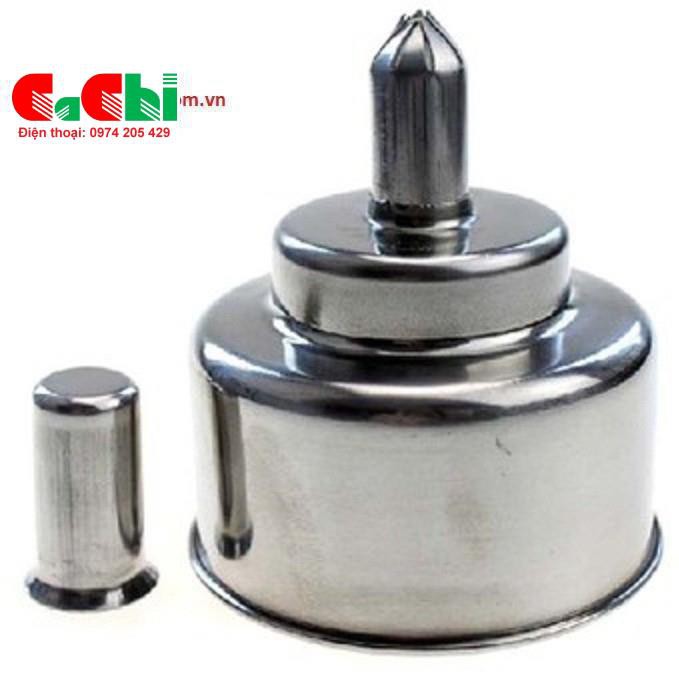 Đèn cồn inox 200ml màu bạc