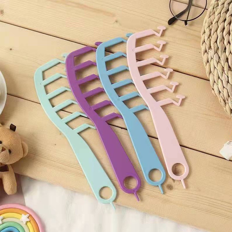 [Hàng mới về] Lược chải tóc tạo kiểu hình chữ Z dành cho nữ tiện dụng