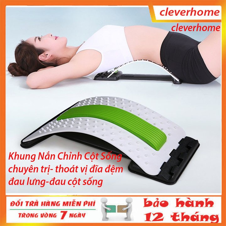 Khung nắn chỉnh hình cột sống và massage diện chuẩn - hỗ trợ điều trị thoát vị đĩa đệm, nhức mỏi lưng