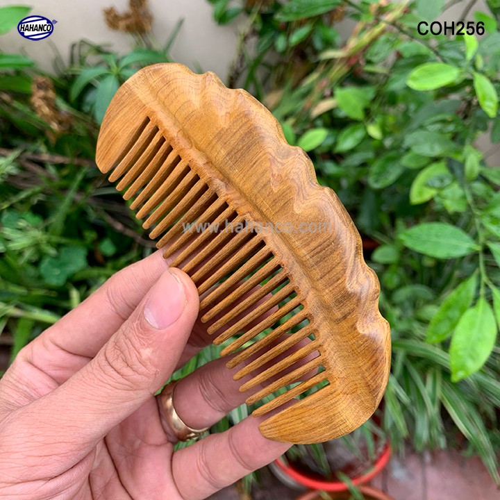 Lược gỗ thơm (Size: S - 12cm) chải tóc thư giãn hằng ngày (COH256) HAHANCO
