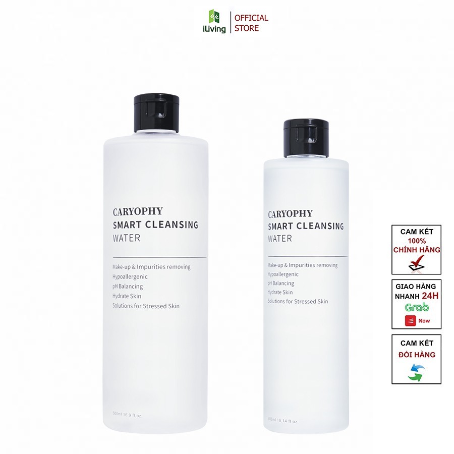 Nước tẩy trang Caryophy Smart Cleansing Water 500ml, 300ml và 60ml ILIVING-CARNTT | BigBuy360 - bigbuy360.vn
