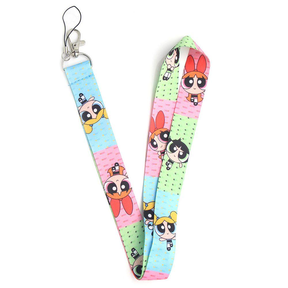 Móc Khóa Điện Thoại Di Động Hình Anime Powerpuff Girl Sáng Tạo