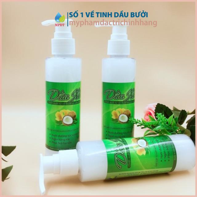 Dầu xả chiết xuất từ vỏ bưởi và sữa dừa dưỡng tóc chuyên sâu, phục hồi tóc hư tổn, giảm rụng tóc 150ml