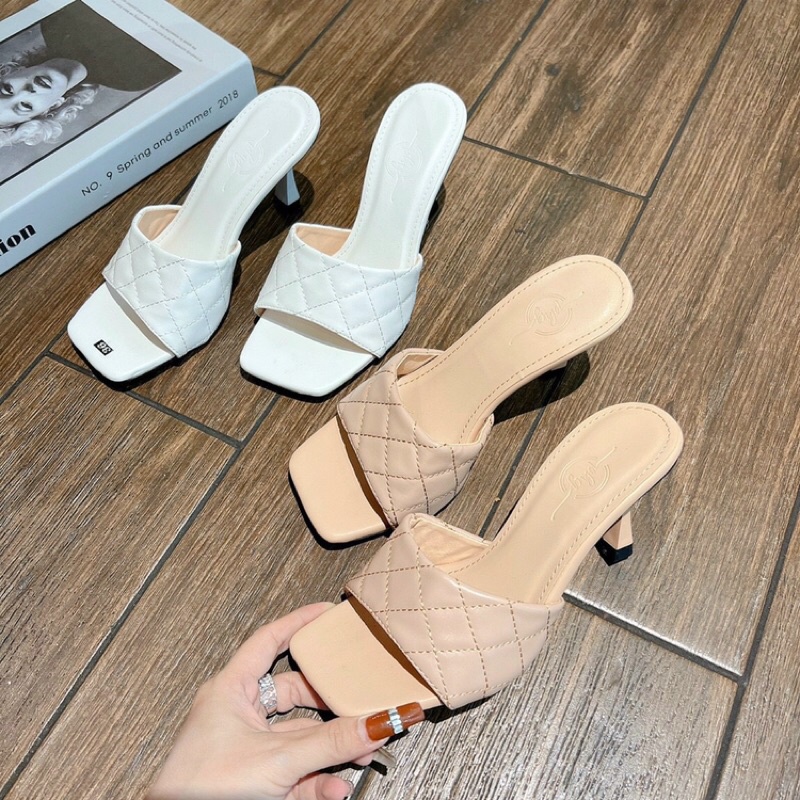 GUỐC NỮ GÓT NHỌN 7p QUAI CHẦN CHỈ CAO VỪA PHẢI DỄ Đi