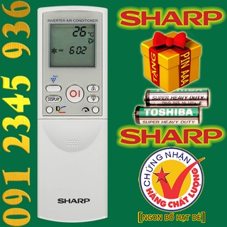 Remote Điều khiển cho Điều hòa Máy lạnh SHARP "HÀNG ĐẸP". (Mẫu số 8)