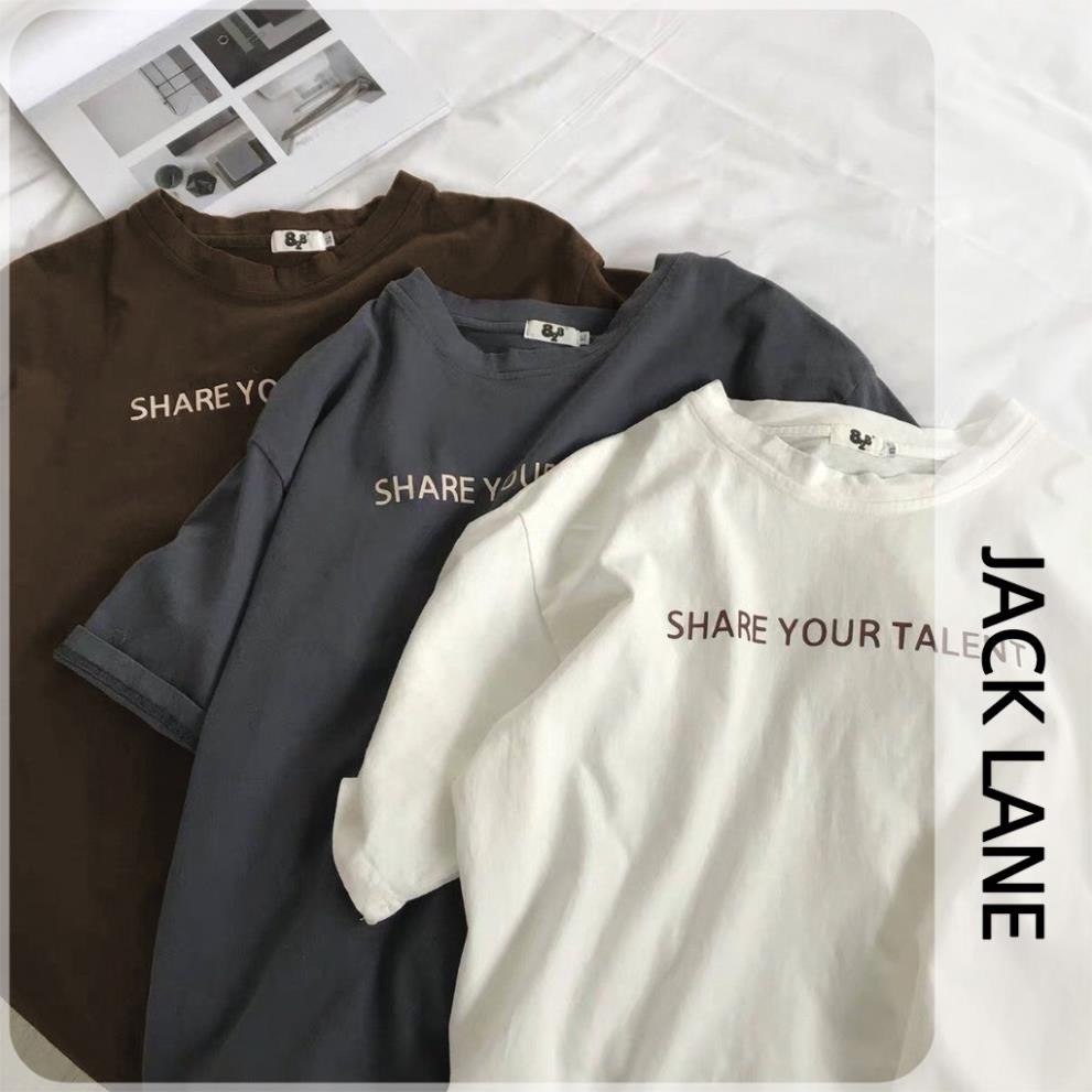 Áo phông Oversize Talent, JACKLANE, Áo thun cộc tay unisex Jack Lane 