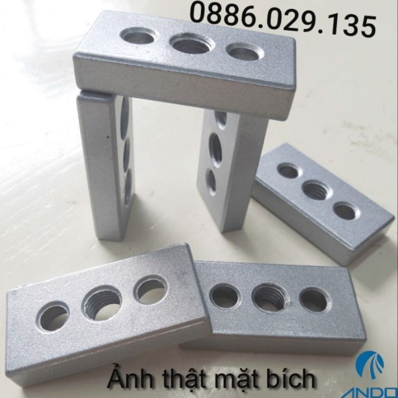 MẶT BÍCH CHO NHÔM 3060 REN M12