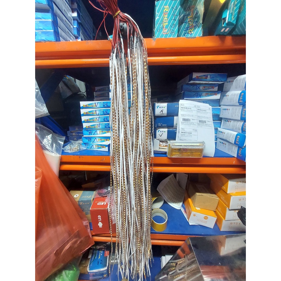 Dây led nháy đuổi 7 màu dài 0.9÷1m điện  24v